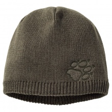 Jack Wolfskin Czapka (Beanie) Stormlock Paw Cap (wiatroszczelna, ciepła podszewka z polaru) granitowy mężczyźni